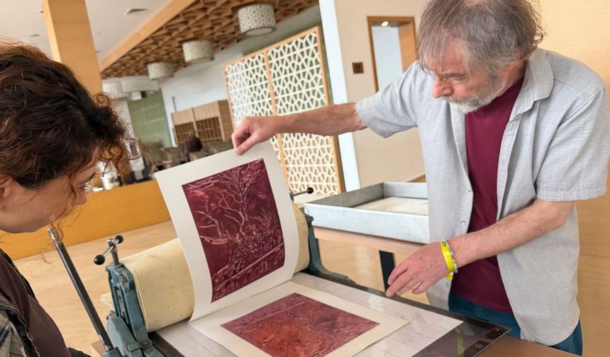 İZ / TRACE - Baskı Çalıştayı'nda hazırlanan eserler yarın sergilenecek