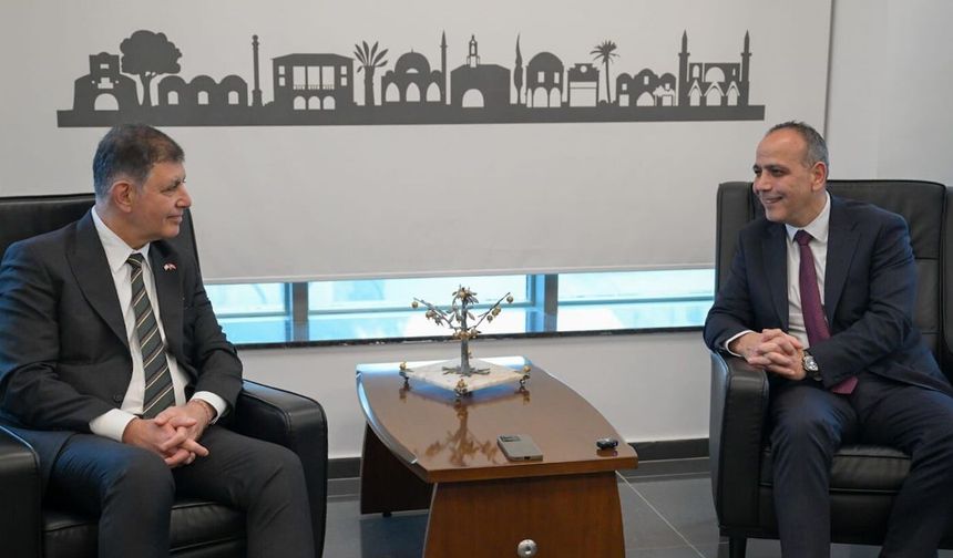 LTB Başkanı Harmancı, İzmir Büyükşehir Belediye Başkanı Tugay ile bir araya geldi