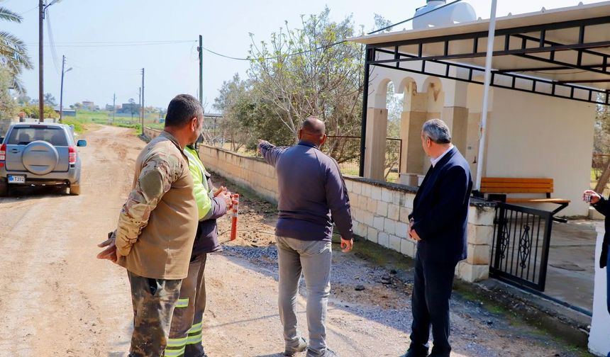 Mutluyaka'da 5 bin 200 metrelik altyapı çalışması: Uluçay çalışmaları yerinde inceledi