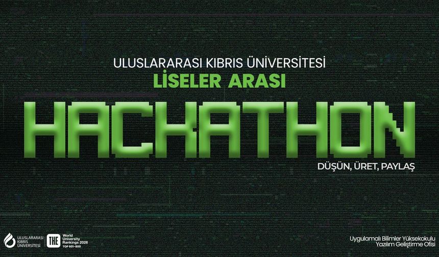 UKÜ'de Meslek Liseleri arası ilk Hackathon Yarışması Cuma günü yapılıyor