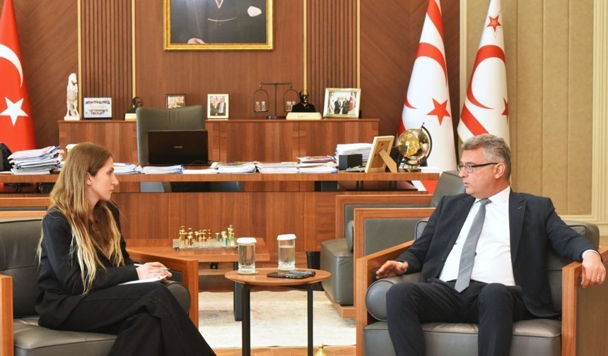 Cumhurbaşkanı Erhürman TAK'a konuştu: 'Halkta da, bende de çözüm iradesi var'