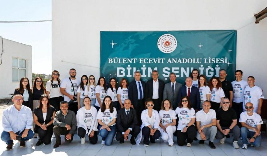 Cumhurbaşkanı Tufan Erhürman Bilim Şenliği'ne katıldı