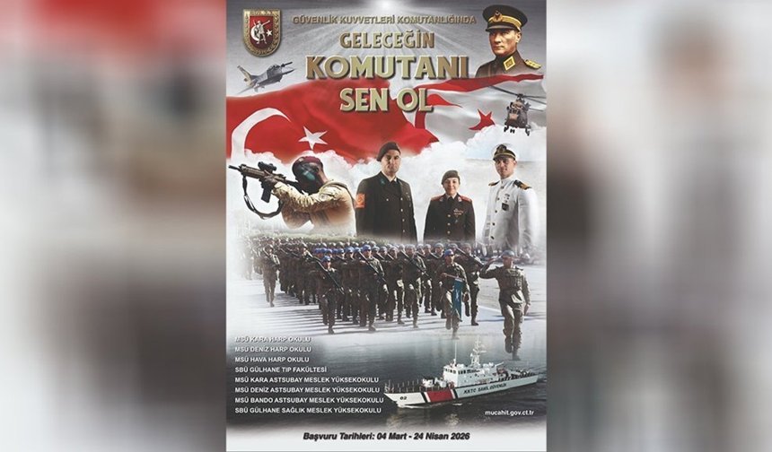 GKK yeni öğretim yılı için askeri öğrenci temin başvurularının cuma günü sona ereceğini duyurdu