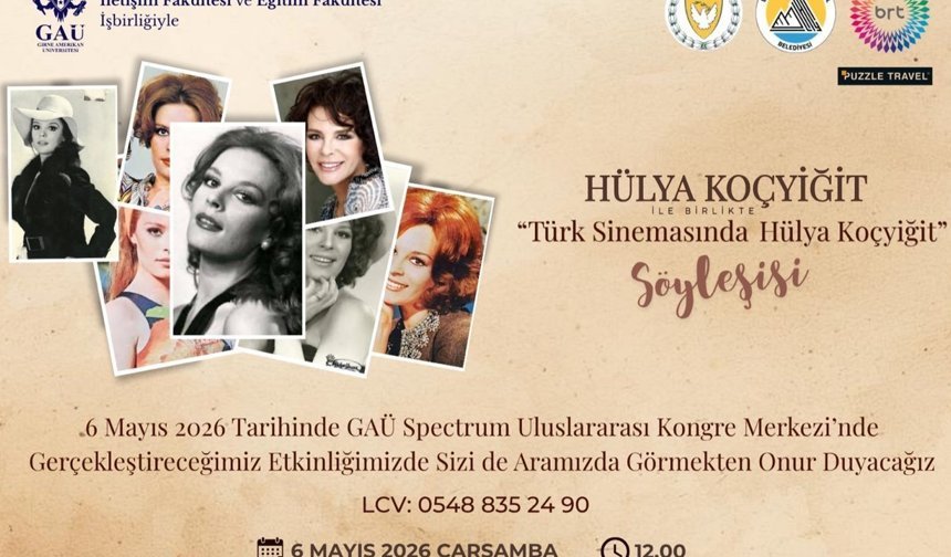 Hülya Koçyiğit, GAÜ'de söyleşiye katılacak