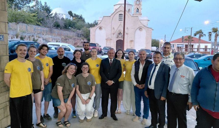 Ataoğlu, Karpaz'da Taşkent Doğa Parkı yetkilileriyle bir araya geldi