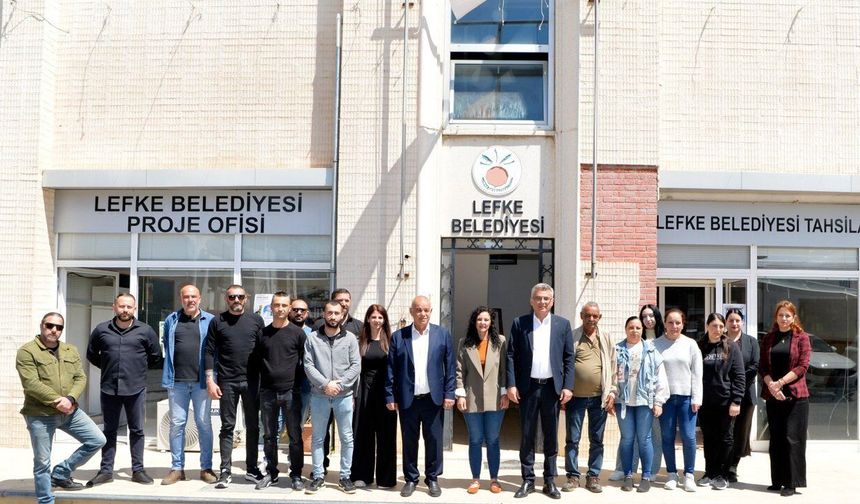 Cumhurbaşkanı Erhürman, Lefke bölgesini ziyaret etti