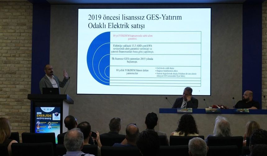 'Enerjide Aküye Bakış' paneli yapıldı