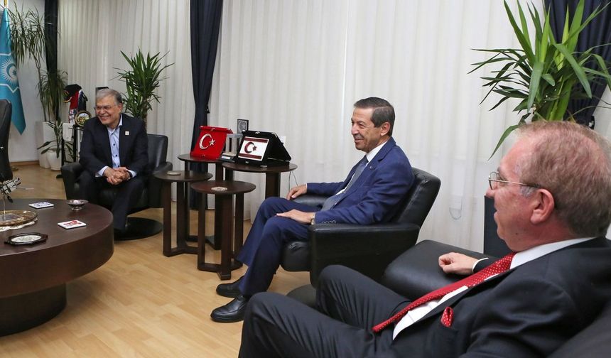 Dışişleri Bakanı Ertuğruloğlu, İSİPAB Genel Sekreter Yardımcısı Büyükelçi Sijani'yi kabul etti