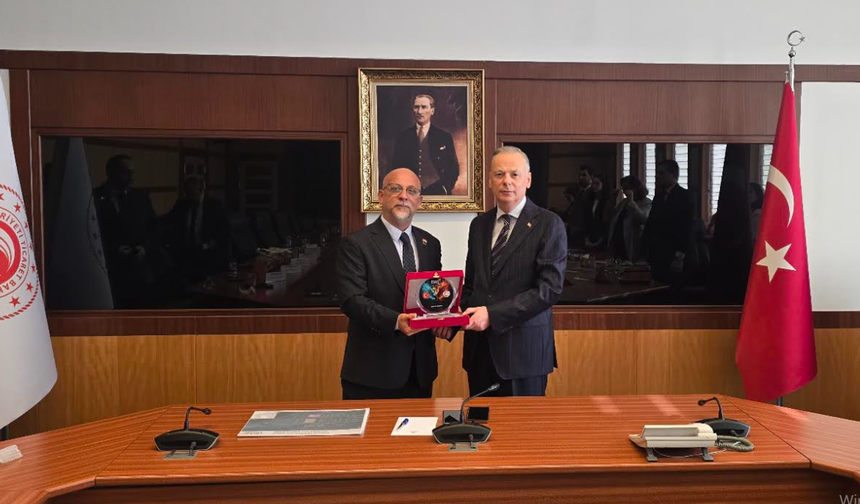 İş İnsanları Derneği'den TC Ticaret Bakan Yardımcısı Ağar'a ziyaret
