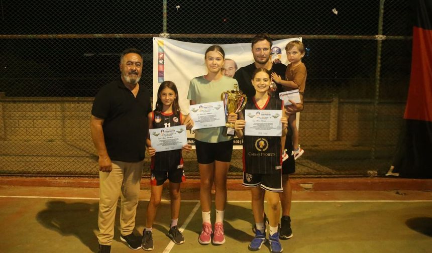 İskele'de sokak basketbol heyecanı yaşandı