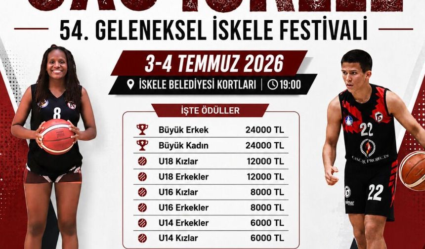 İskele'de soksk basketbol heyecanı