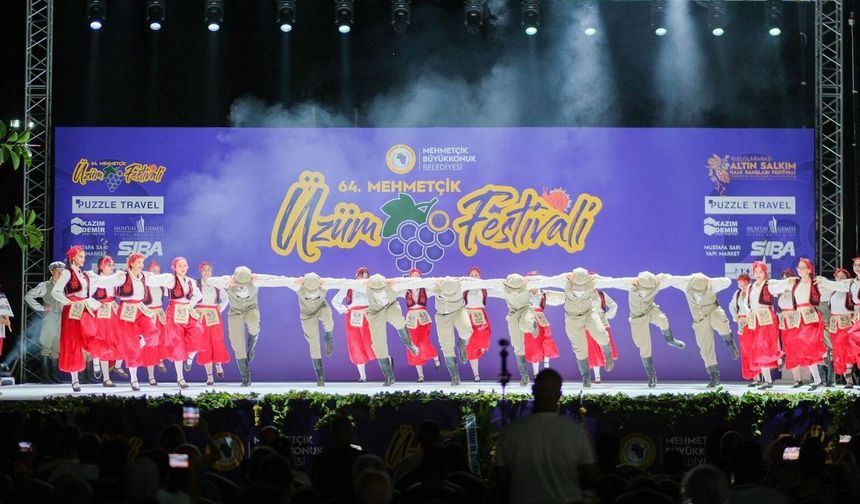 64. Geleneksel Mehmetçik Üzüm Festivali başladı