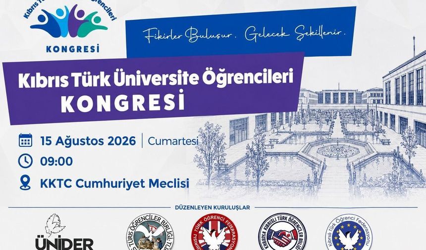 Kıbrıs Türk Üniversite Öğrencileri Kongresi için kayıtlar sürüyor
