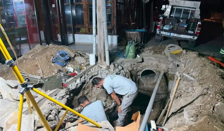 Köşklüçiftlik'te arızaya anında müdahale