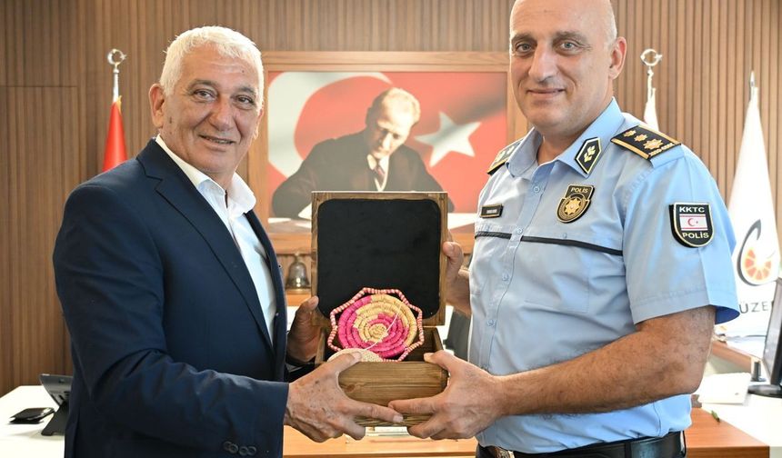 Özçınar, İskele Polis Müdürlüğü'ne atanan Erem'i kabul etti