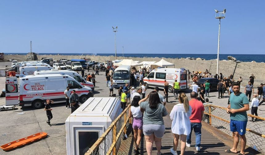 Türkiye İçişleri Bakanlığından Girne açıklarında alabora olan yolcu gemisine ilişkin açıklama