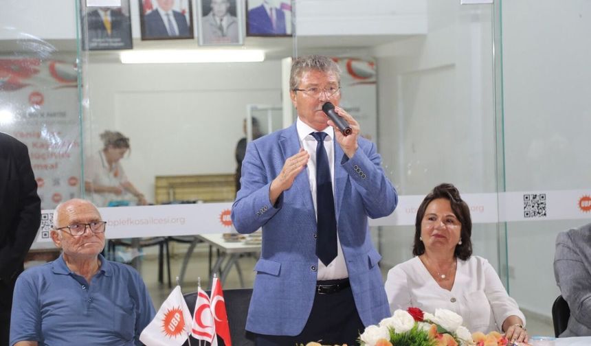 ÜSTEL: 'LEFKOŞA'DA UBP'NİN HİZMET VE İCRAAT DÖNEMİNİ BAŞLATACAĞIZ'