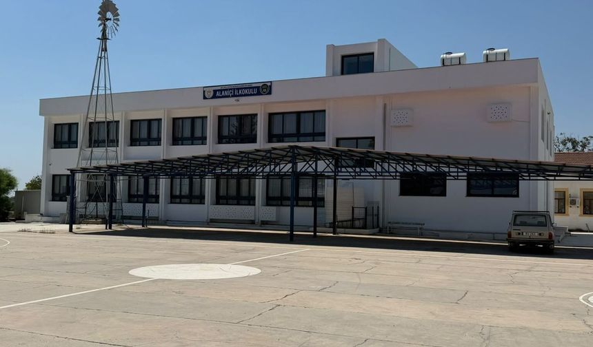 Alaniçi İlkokulu'nun eksikleri giderilerek okul daha modern ve işlevsel hale getirildi