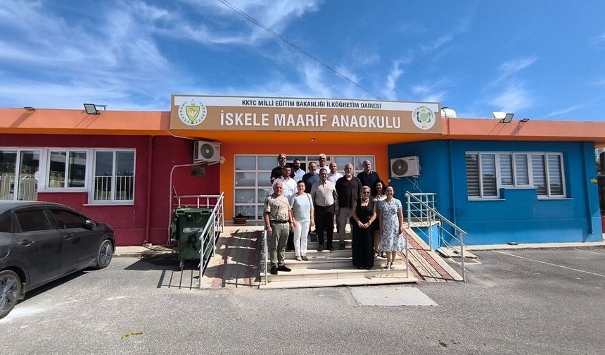 CTP İskele Belediye Başkan adayı Sermet Nereli okulları ziyaret etti