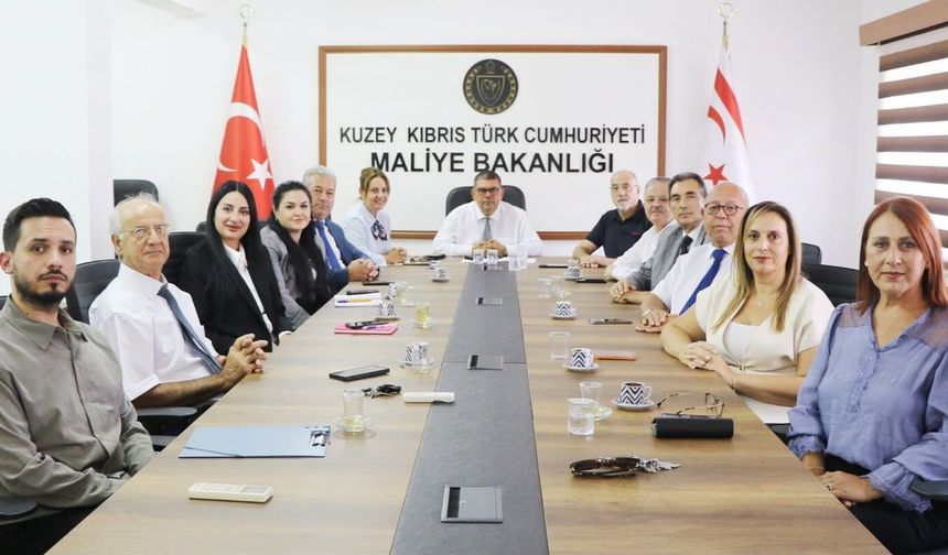 Muhasebe ve Denetim alanında Ankara'da gerçekleştirilen temaslar Maliye Bakanı Berova'ya sunuldu