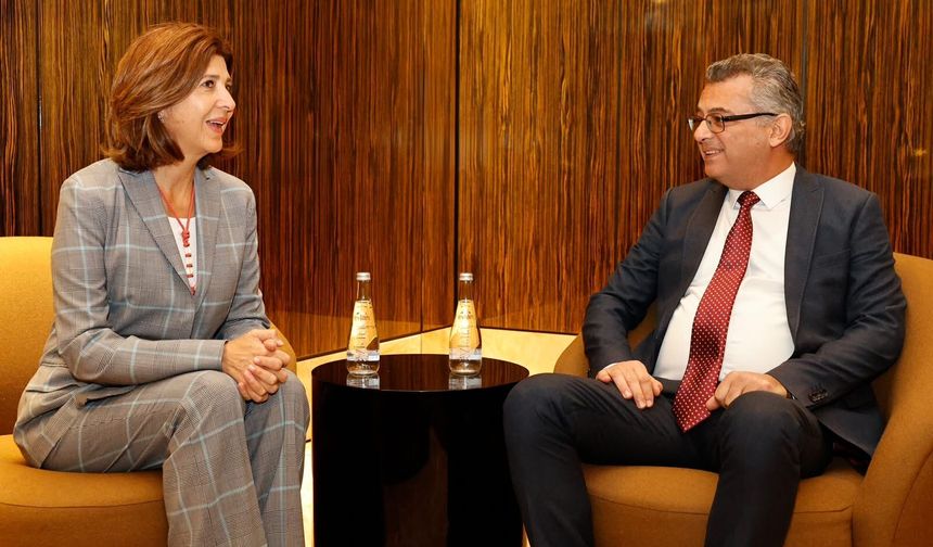Cumhurbaşkanı Erhürman, New York’ta Holguin ile görüştü