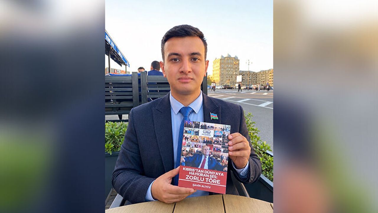Azerbaycanlı yazar Şahin Aliyev'in 'Kıbrıs'tan Dünyaya Haykıran Ses: Zorlu Töre' adlı kitabı Azerbaycan'da yayımlandı