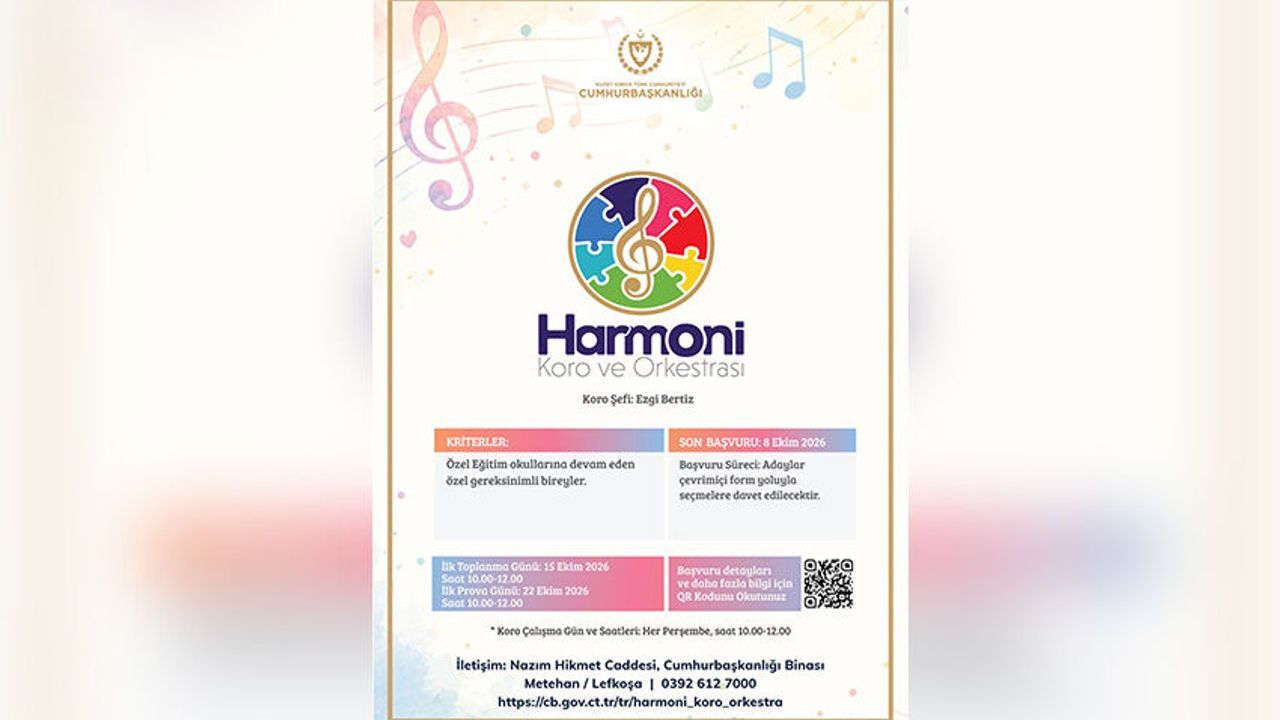 'Cumhurbaşkanlığı Harmoni Koro ve Orkestrası' başvurular devam ediyor
