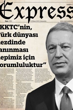 16 Nisan 2025 KKTC-TC Gazete Manşetleri