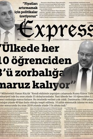 26 Mayıs 2025 KKTC-TC Gazete Manşetleri