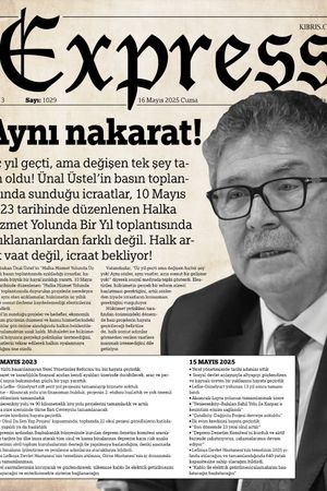 16 Mayıs 2025 KKTC-TC Gazete Manşetleri